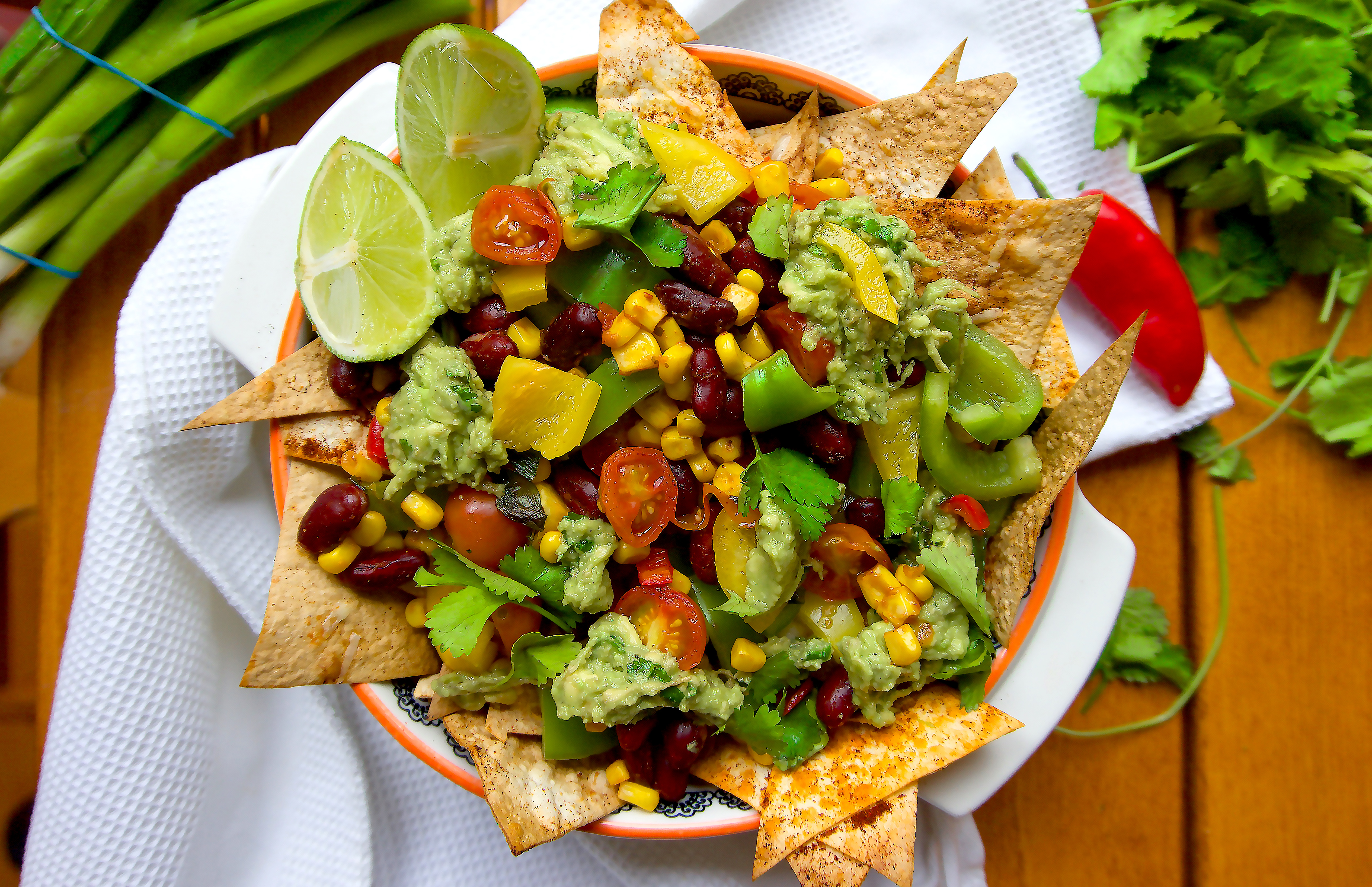 Healthy Dinner Nachos